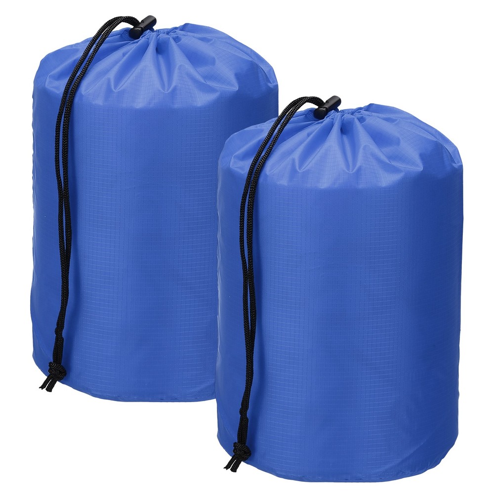 Drawstring Bag, Storage Bags, 9x16" & 2Pcs & Dark Blue