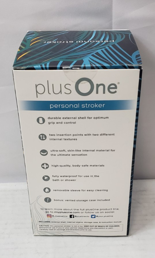 plusOne Personal Stroker Green *New, Sealed