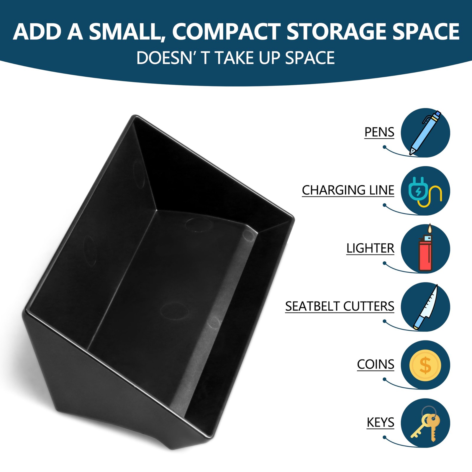 Air Vent Storage Box for Toyota Tacoma 2024 2025 2026 Accessories,Air Vent Tray