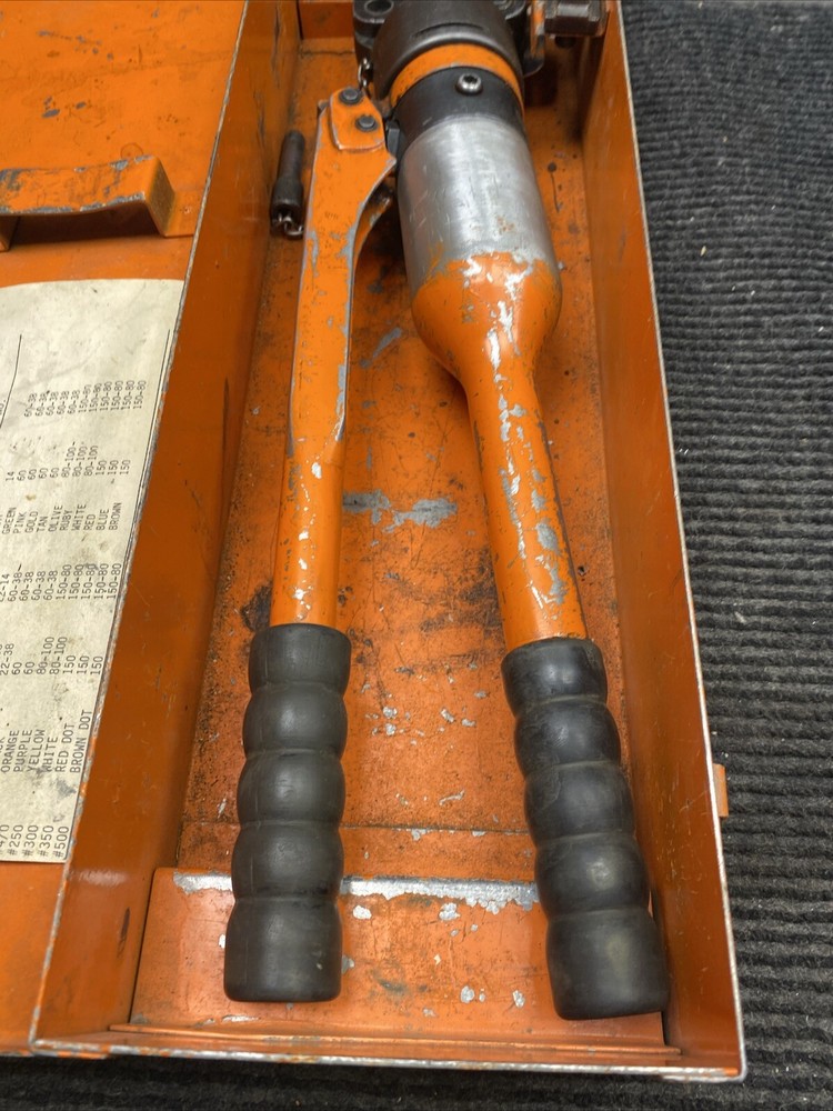 Used Ensley E-180 hydraulic crimper