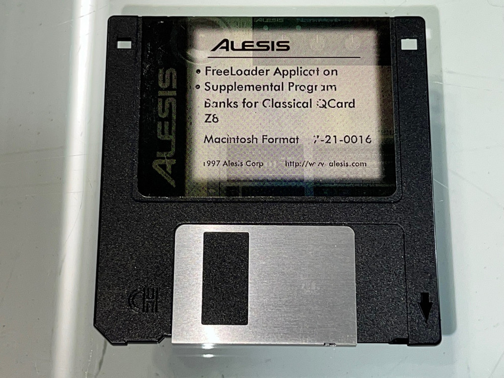 Alesis Freeloader Application on Macintosh floppy disk