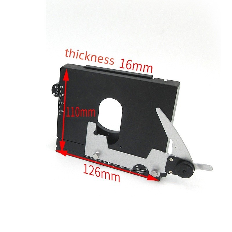 Universal Microscope Mechanical Stage, Double Layer XY Axis with Adjustable Cont