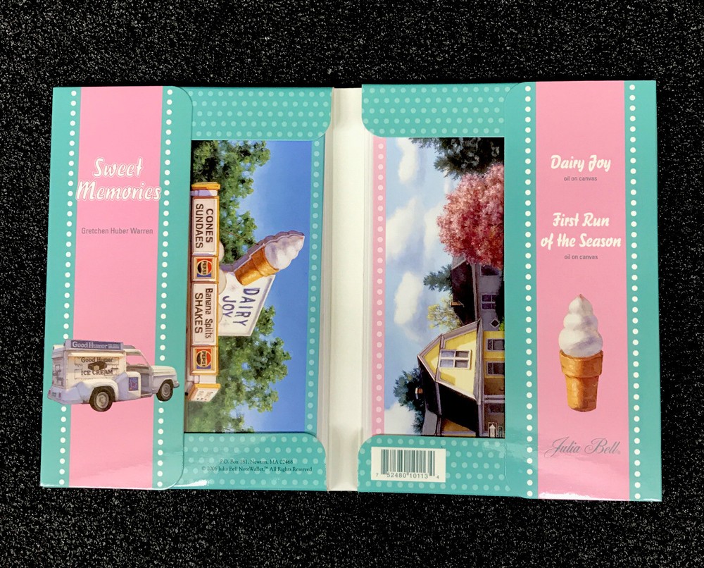 Julia Bell “Sweet Memories” Note Cards 2 Patterns 5 Each New