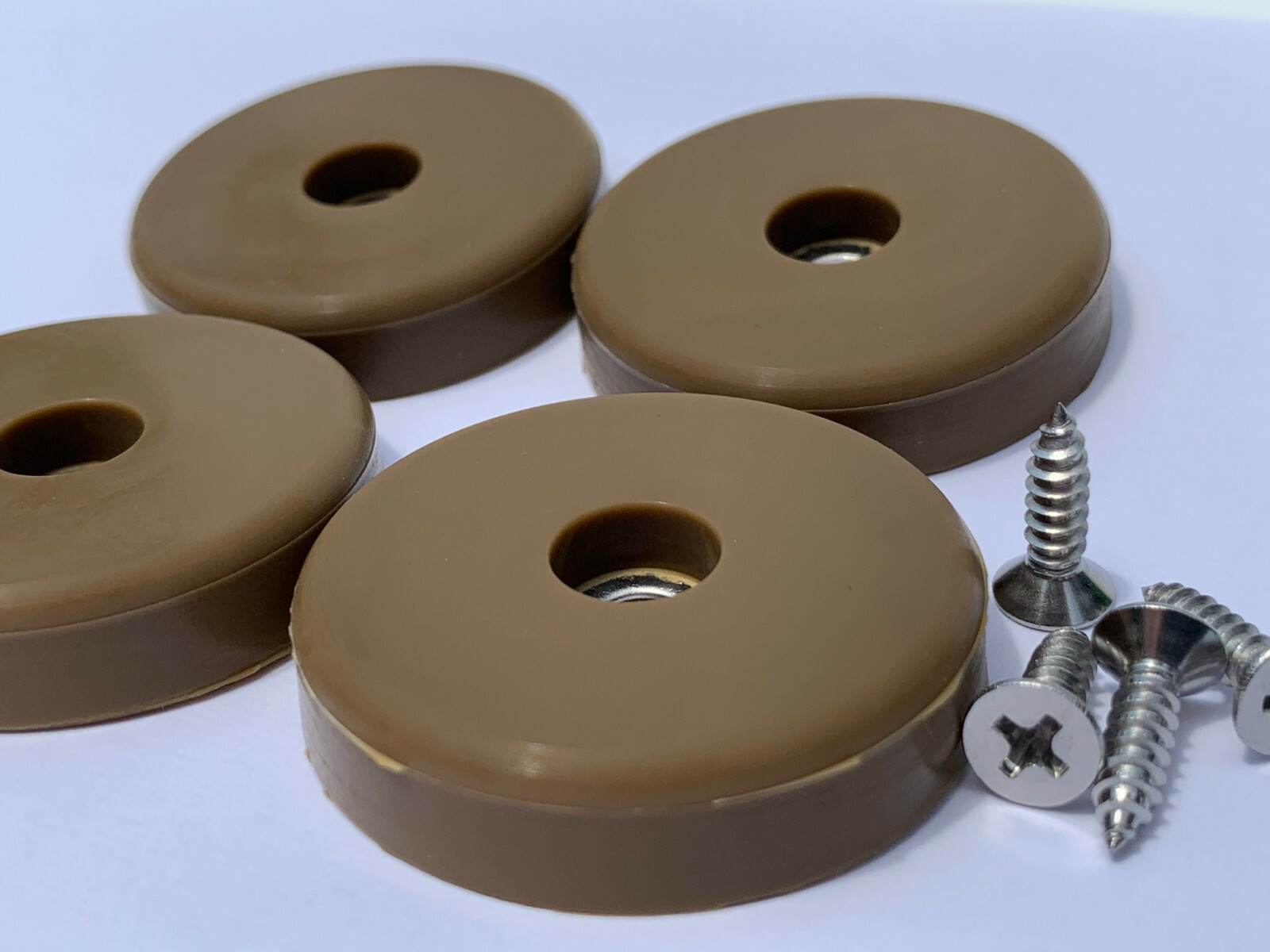 Cutting Board Rubber Bumpers LOW PROFILE Silicone Black Clear Small Large A+