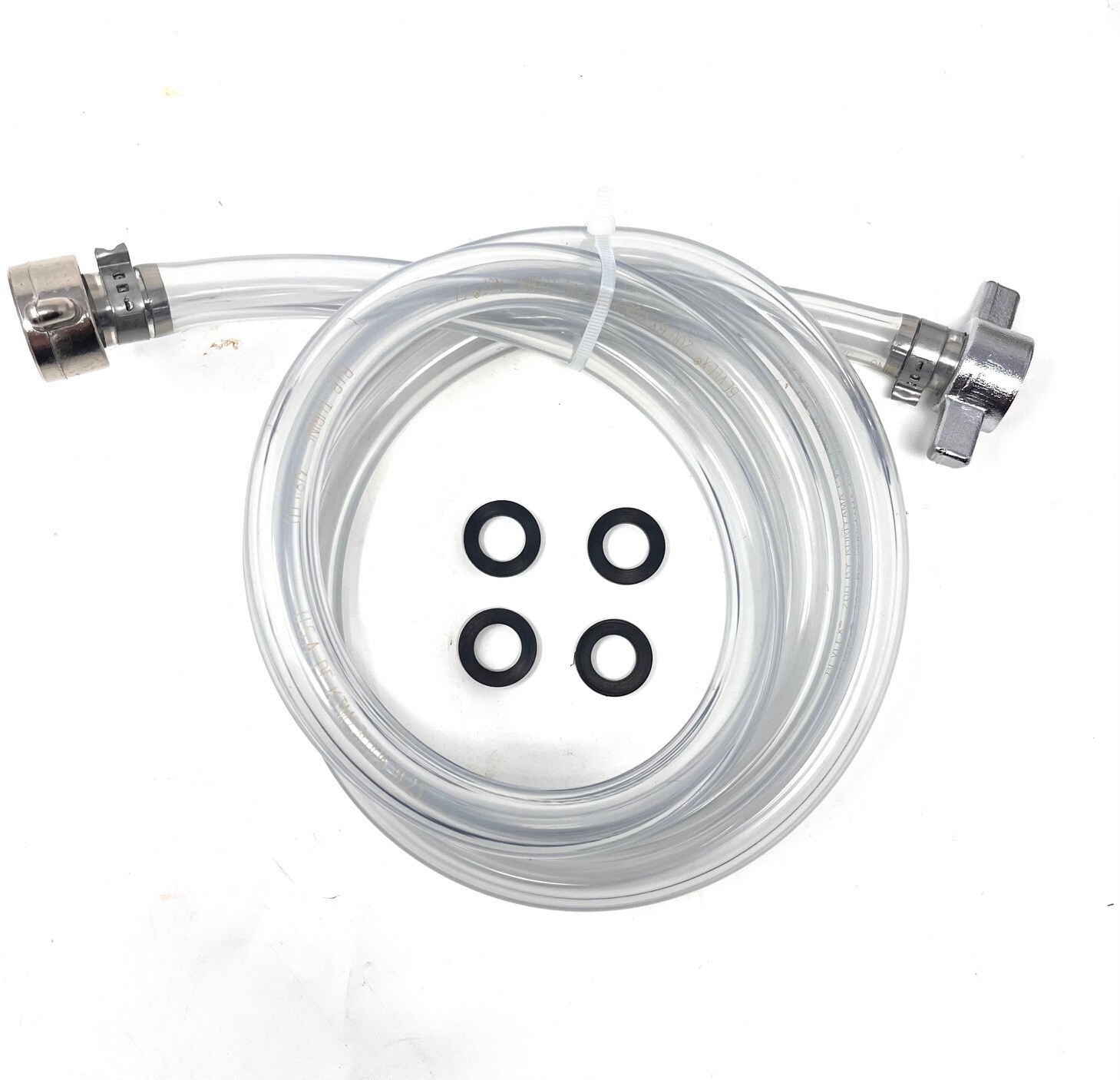 Draft  Beer Jockey Box Jumper Kit with Beer Hose, Wing Nuts, 3/8 fitting