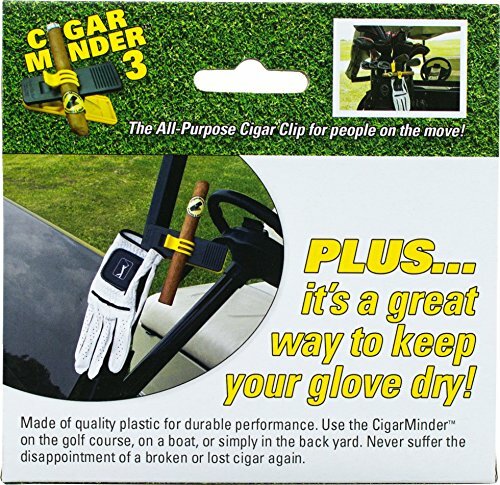 Cigar Minder Cigar Clip, Yellow