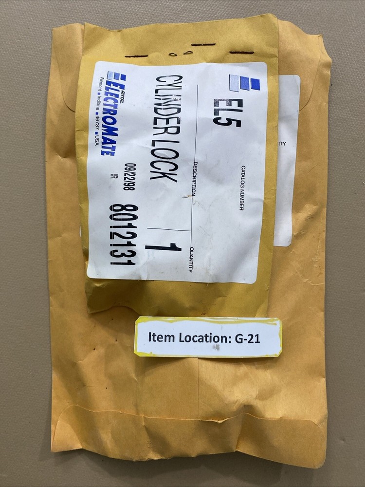 ELECTROMATE CYLINDER LOCK EL5 8012131