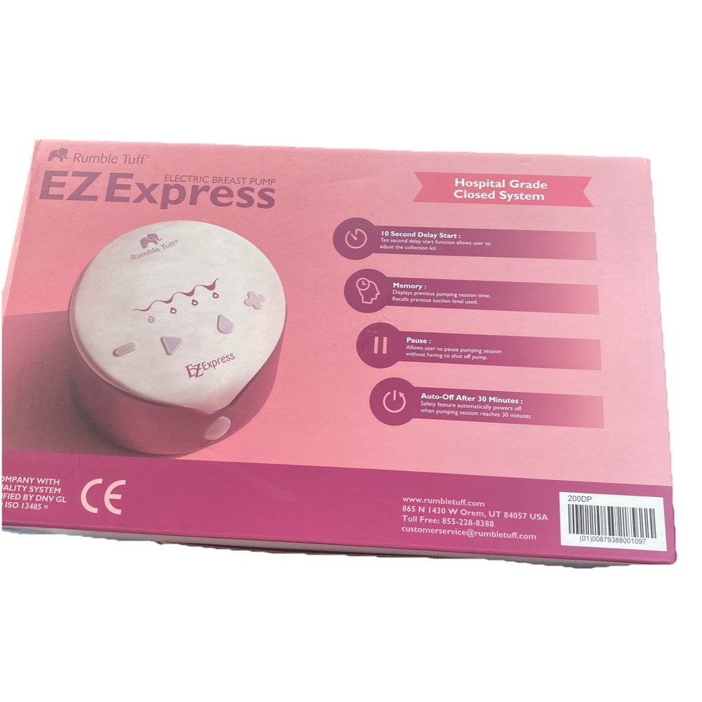 Rumble Tuff EZ Express with Peak Enhanced Waveform Manual Breastpump SEALED