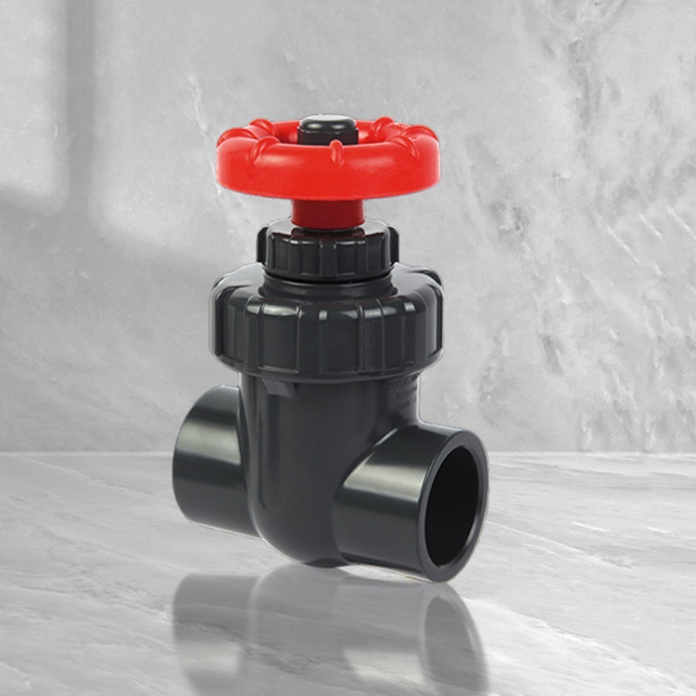 Gate Valve PVC Grey For Aquarium Fish Tank Plumbing Sump Metric 20 25 32 40 50mm