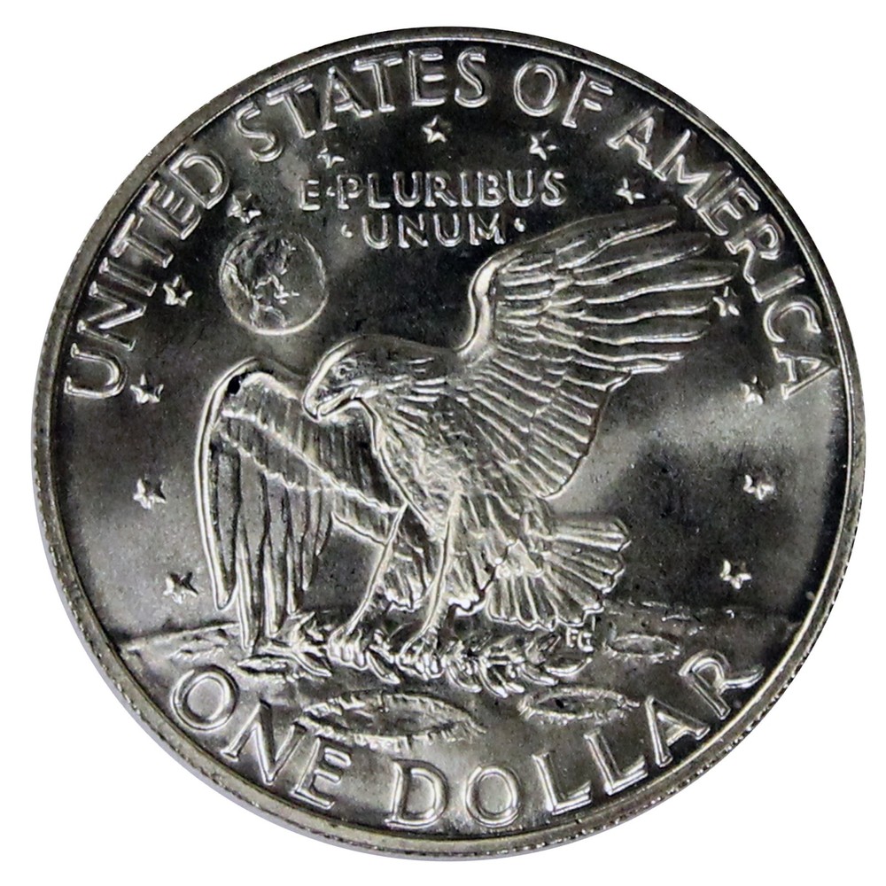 1973 -S Eisenhower dollar BU 40% Silver Ike Coin