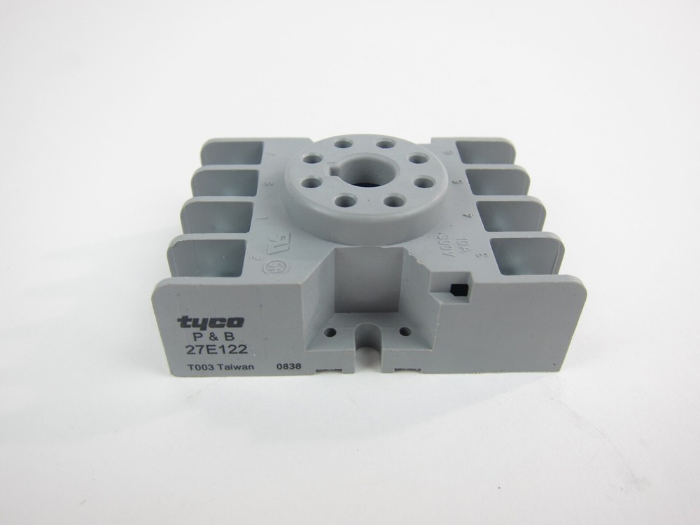 NEW Tyco 27E122 Relay Socket Base