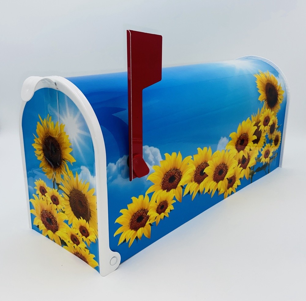 Sun-flowers Custom Mailbox gift For Mom