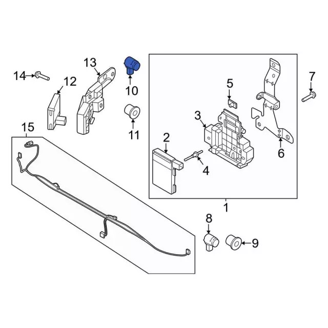 Genuine Ford Sensor LU5Z15K859ABPTM