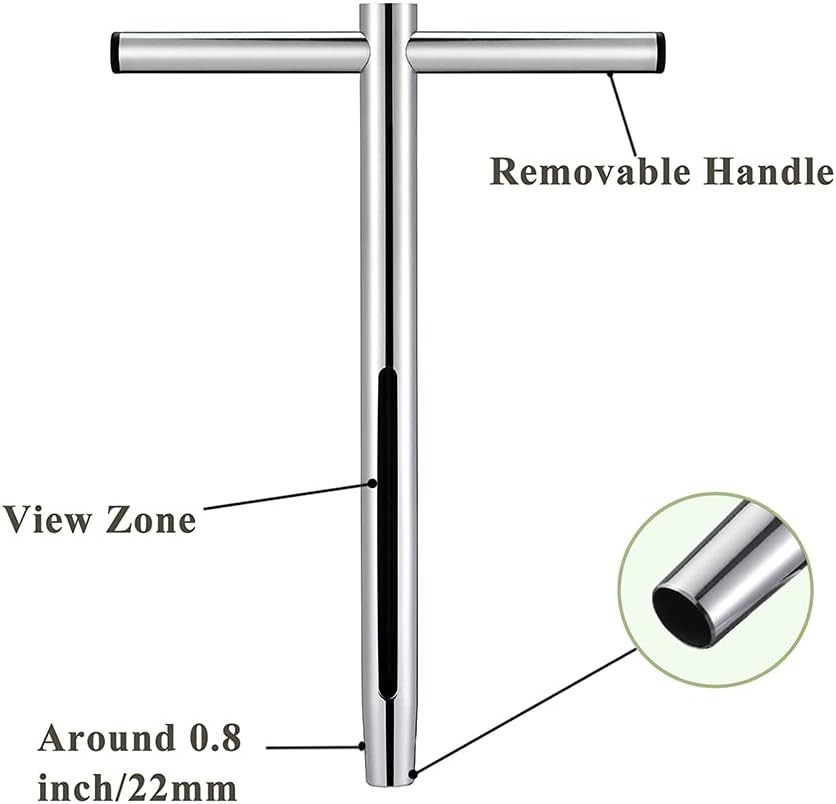 Soil Sample Probe 12 Inch with T Handle, Sampler Tool, Test Kit,...