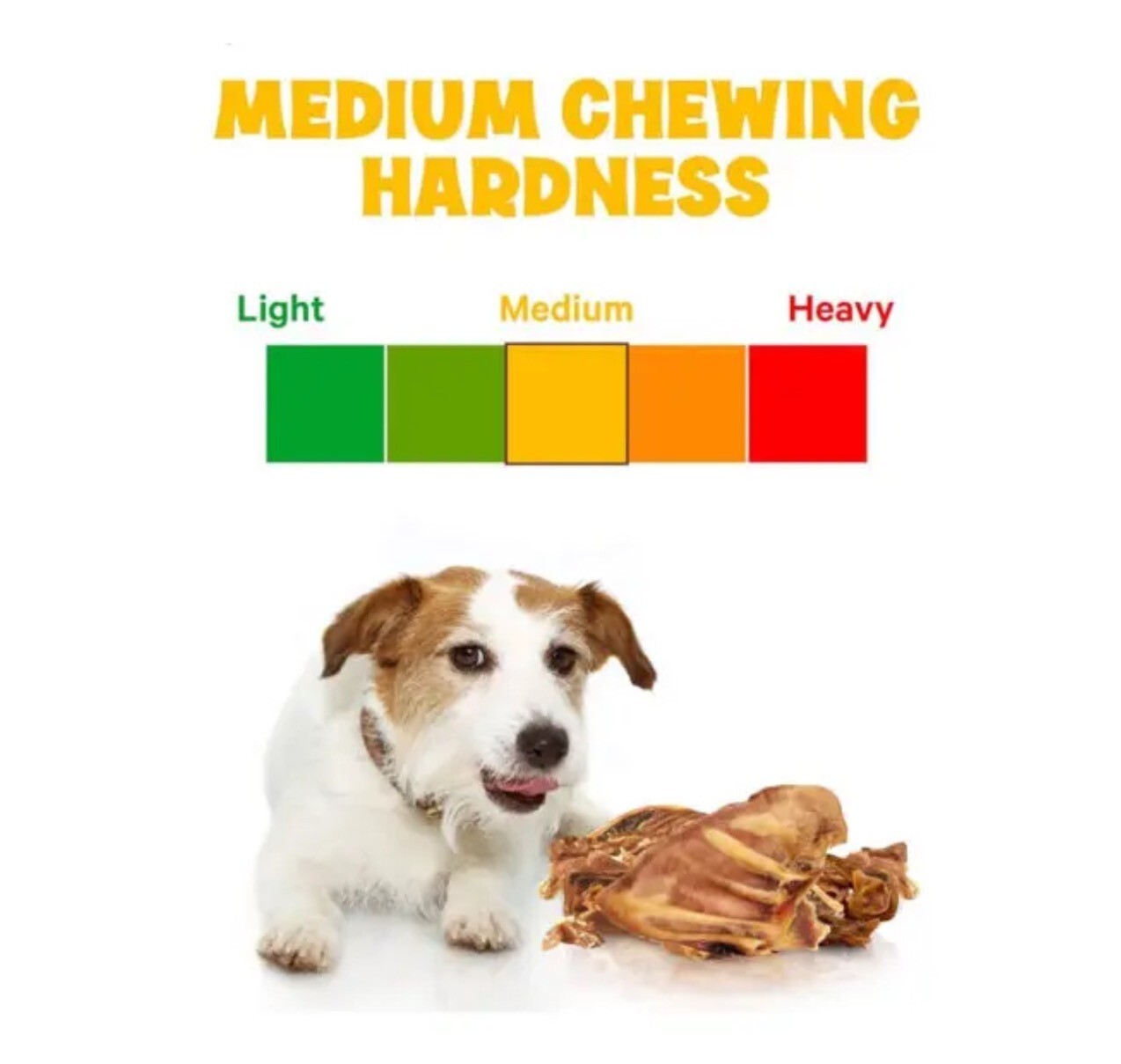 Large Pig Chews For Dogs - 100% Natural Pork Treats (30 count)