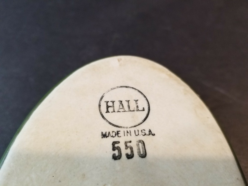 Forest Green by Hall 6" Oval Baker Boston