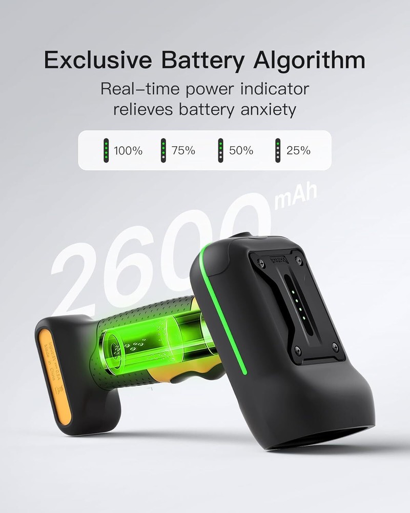 Inateck 1D 2D Industrial Barcode Scanner Bluetooth Wireless IP67 QR Code BCST-75