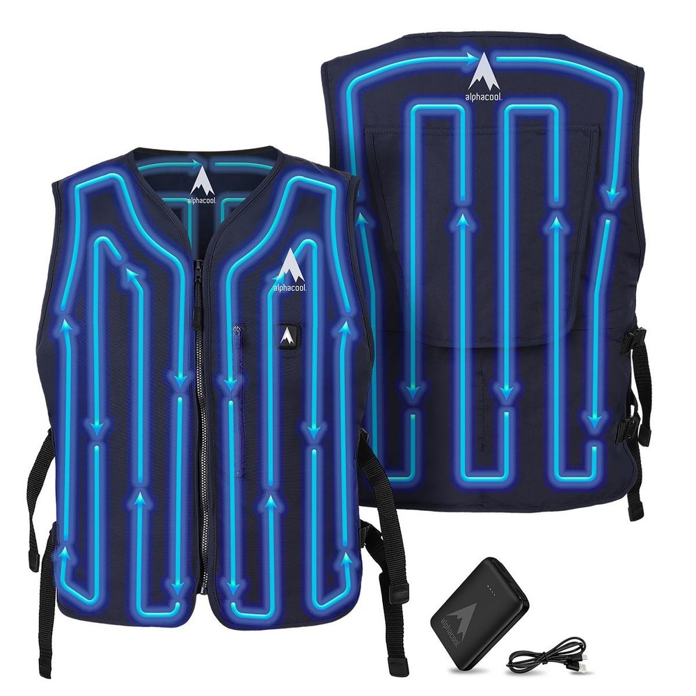 AlphaCool 5V Touch Button Circulatory Cooling Vest One Size