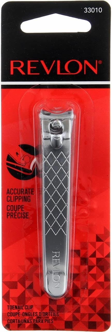 2 PK - Revlon Comfort and Control Hand Nail Nipper & Toenail Clipper