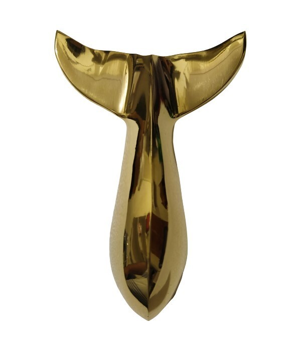 Decorative Brass Whale Tail Door Knocker Solid Brass