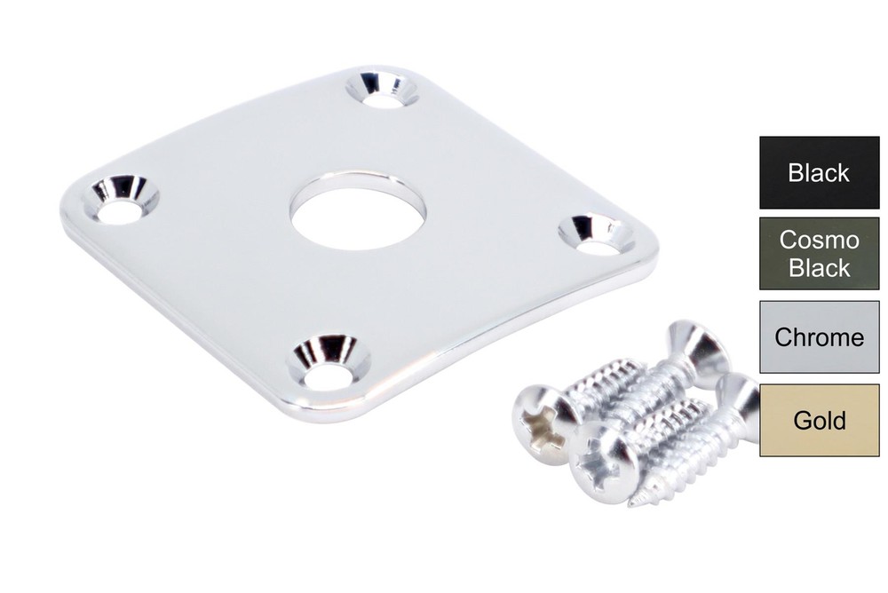 GOTOH JCB-4 Square Guitar Jack Plate