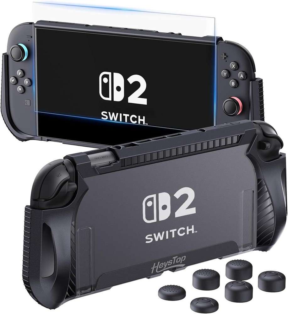 For Nintendo Switch 2 Case with Screen Protector - Dockable Shockproof Cover