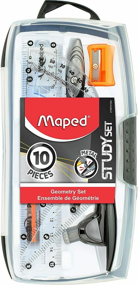 MAPED 10 PIECE GEOMETRY STUDY SET 10 Pcs