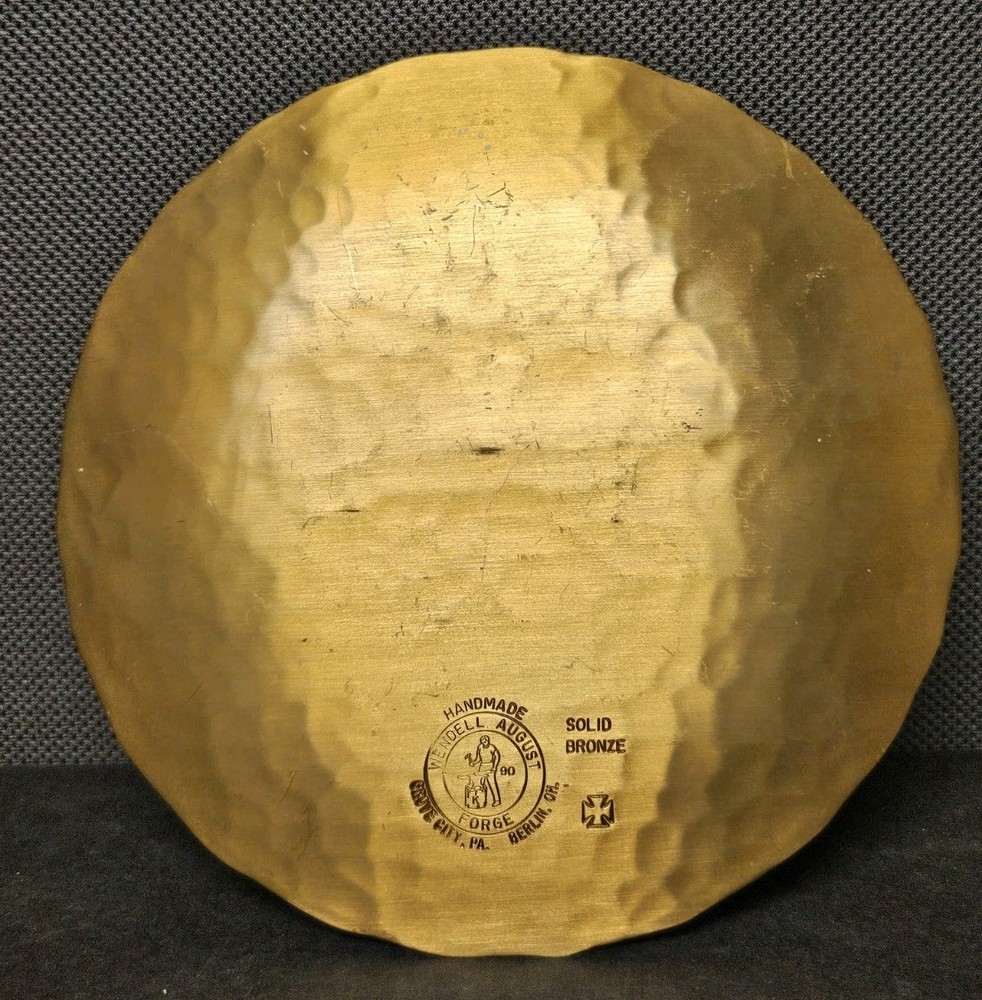 Wendell August 5.75" Amish Construction Home Building Solid Bronze Plate