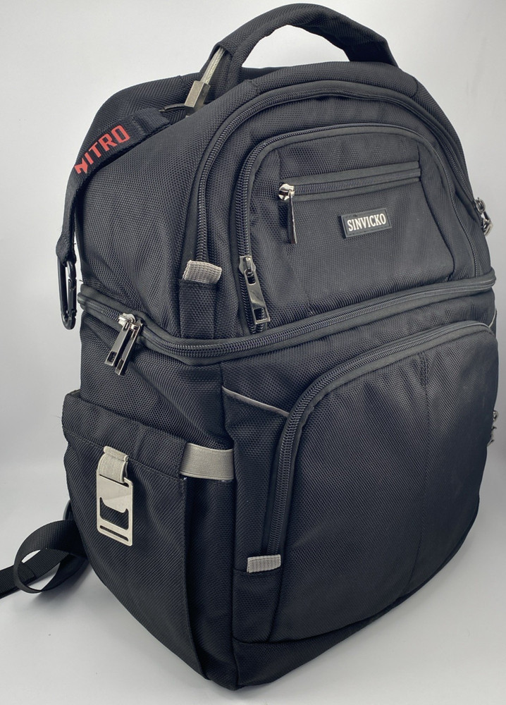 Sinvicko Multi Storage Backpack Cooler - Leak Proof - Black