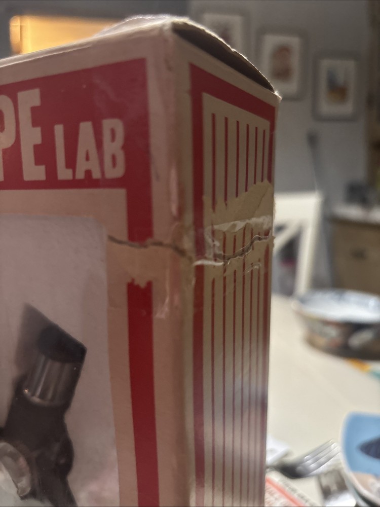 Vintage Waco Microscope W/ All Untensils