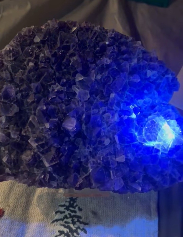 Purple Fluorite Cluster Raw