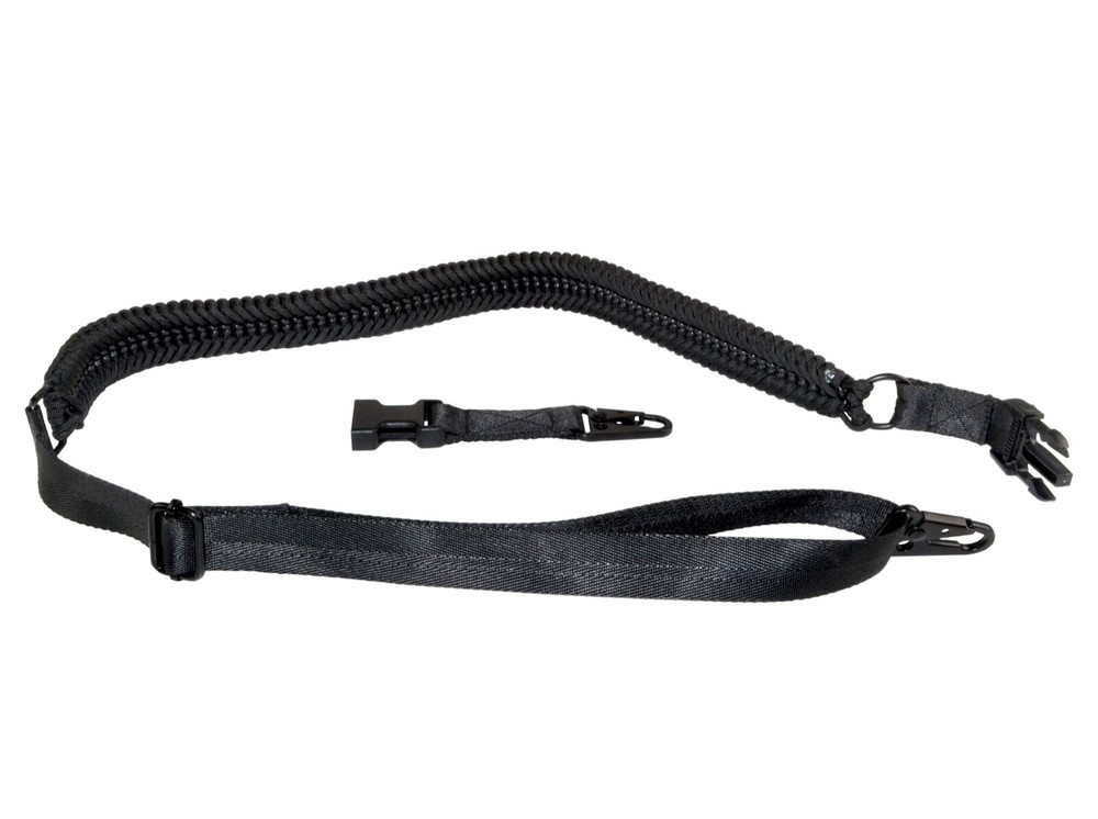 550 Paracord Tactical Point Gun Sling with Quick Detach Hook and Adjustable Loop
