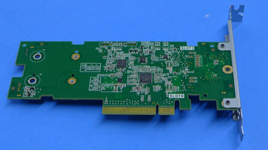 GENUINE Dell SSD M.2 PCIe x2 Solid State Storage Adapter Card Full Height JV70F