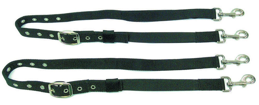 Nylon Side Reins With Elastic Adjustable For Training Lunging Sheltland