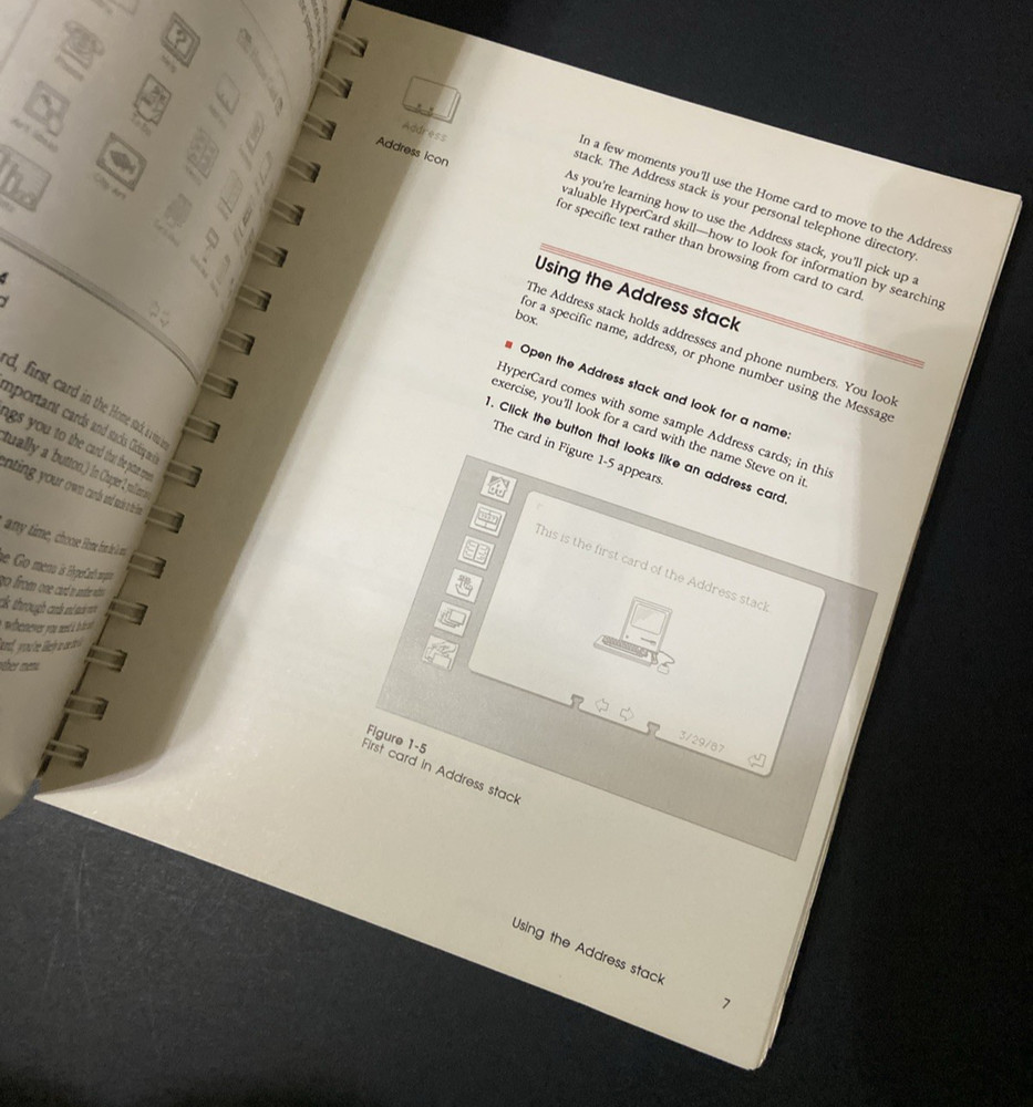 VTG Apple MacIntosh HyperCard Users Guide 030-3081-A