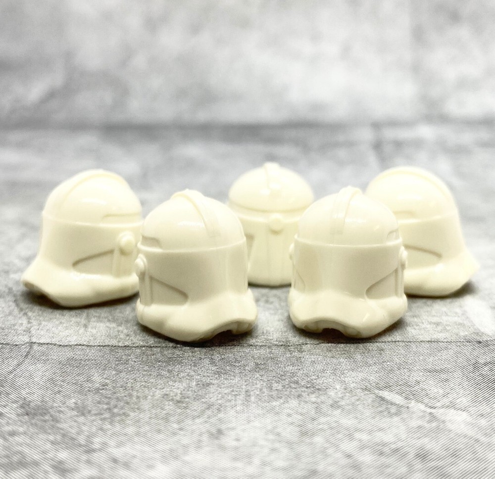 5pack Blank P2 Clone Helmet Blocks Weapons Accessories for Minifigures A48009