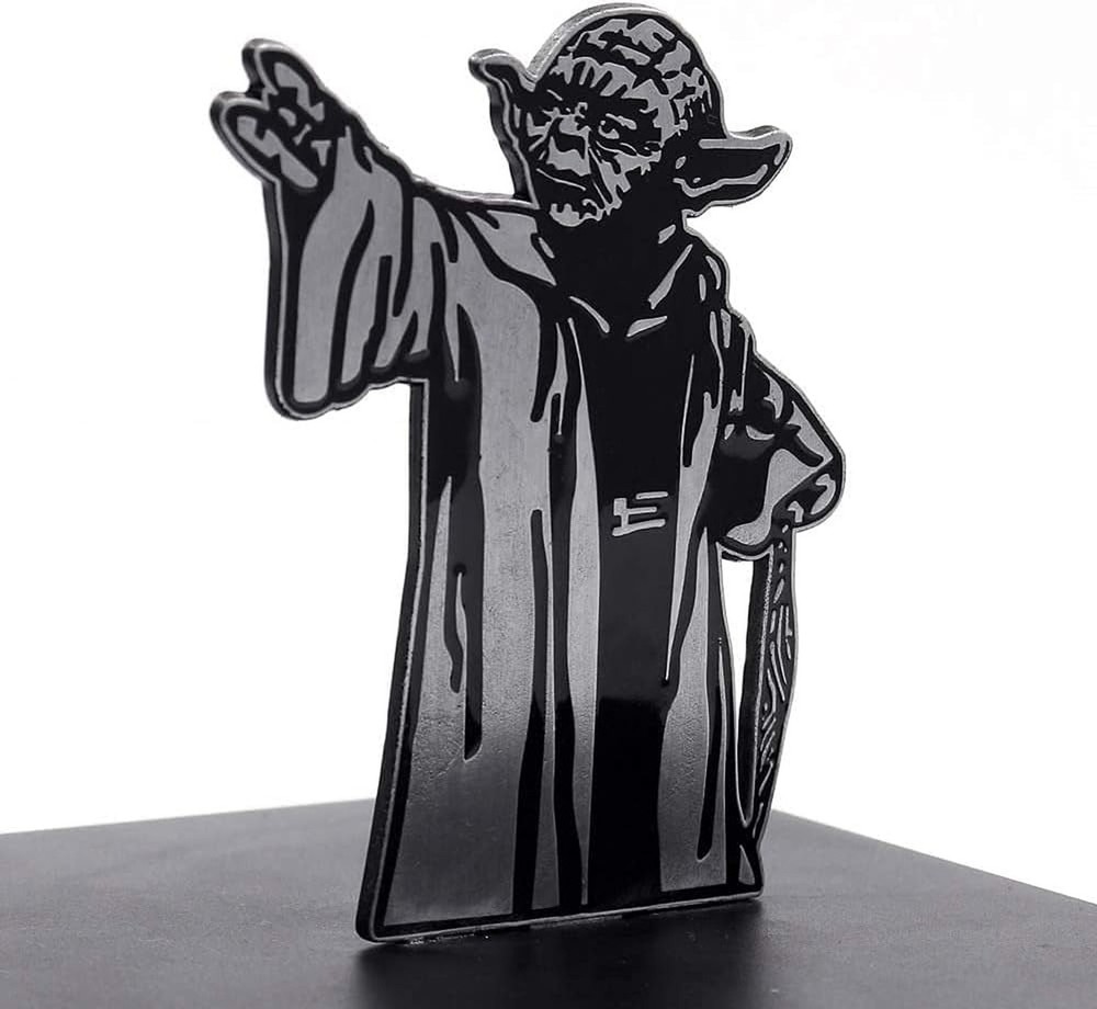 Master Yoda Force Metal Bookend, Double-Sided Printing Yoda Pattern, Creative...