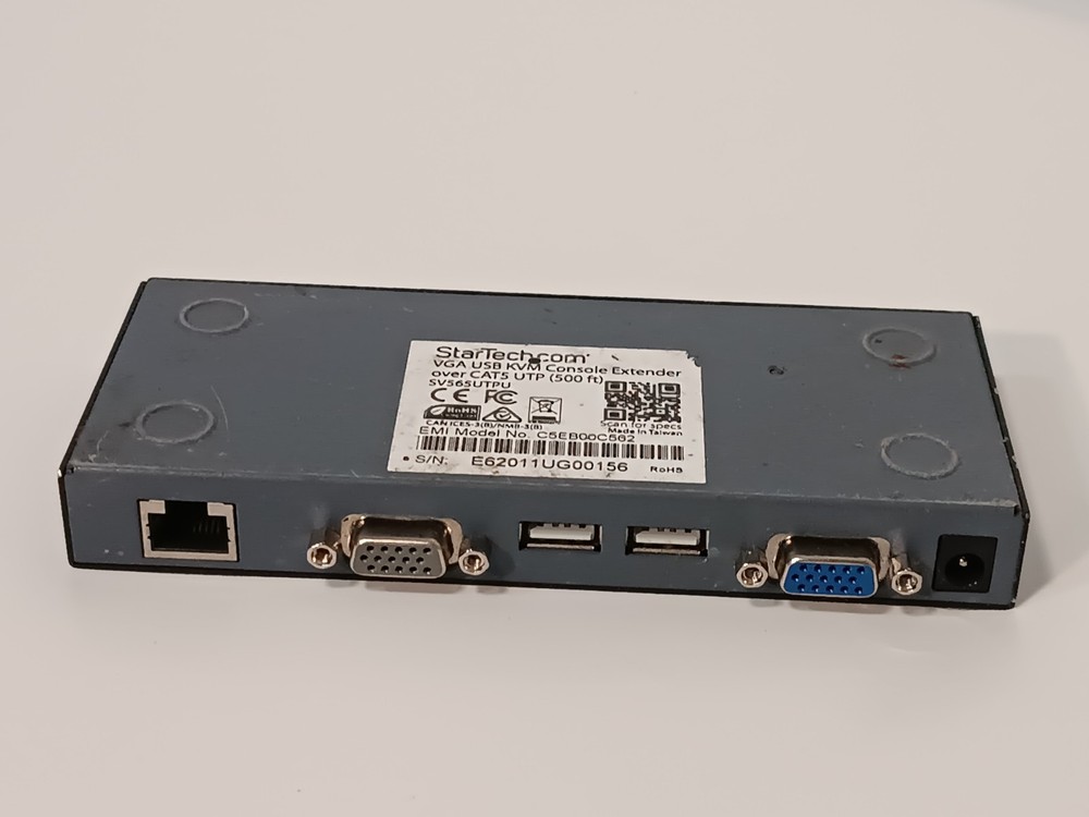 StarTech.com SV565UTPU KVM Console Extender USB VGA over CAT5 UTP