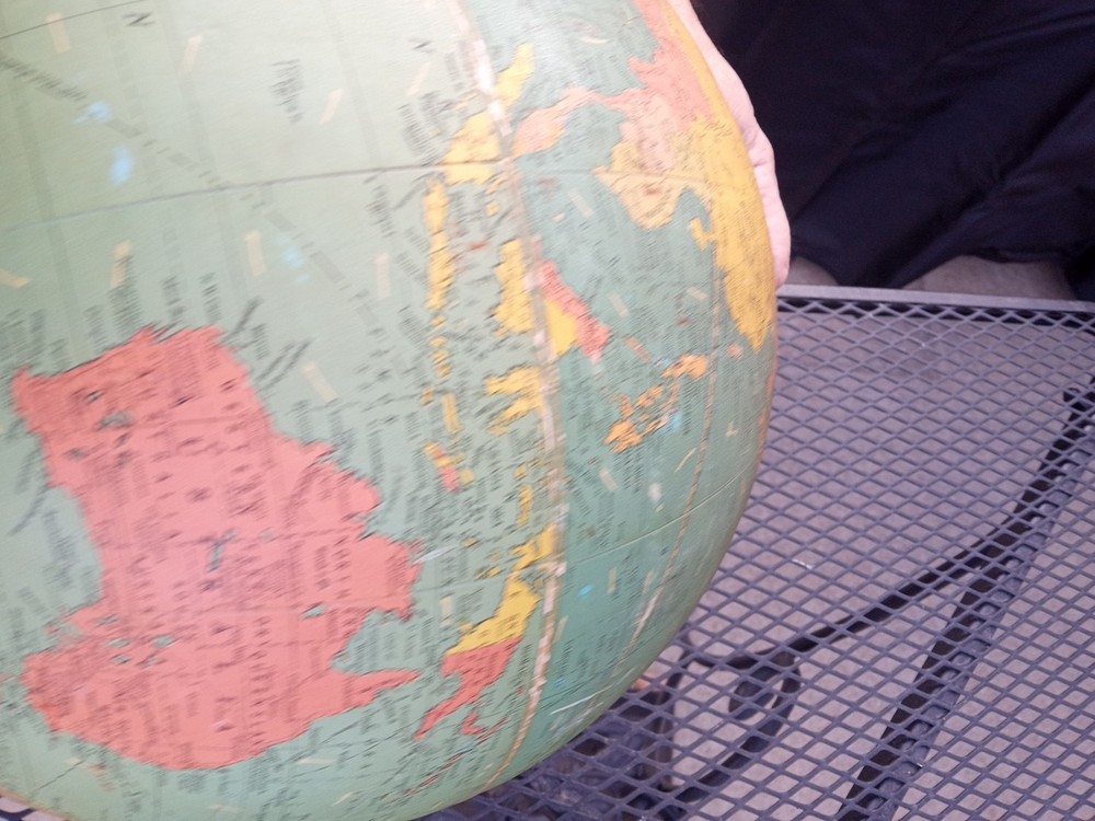 1930-1934 12" Replogle Standard Globe (Manchukuo) Deco