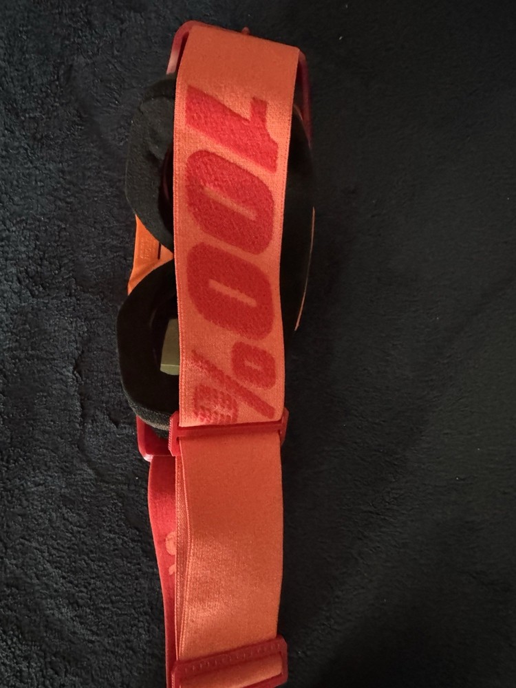100% Goggles Hiper Lens Technology Red And Orange