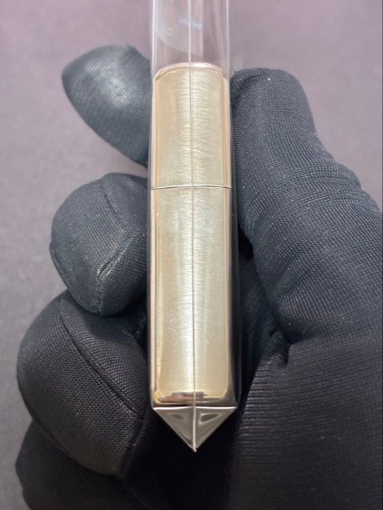 Zippo Silver Etching Engraved One Sided Processing Lighter Regular Japan