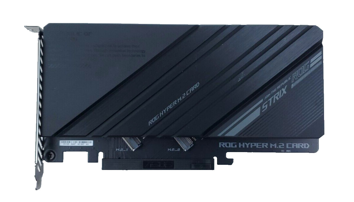 ASUS ROG Hyper M.2  Expansion Card, PCIe, Black
