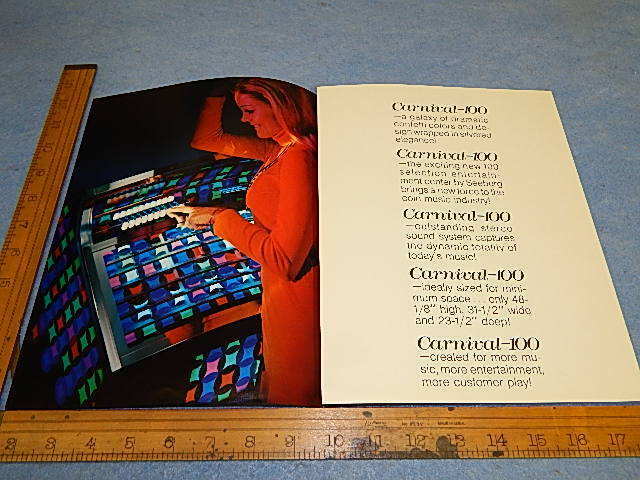 Seeburg SL100 Carnival Advertising Brochure (6 pages)