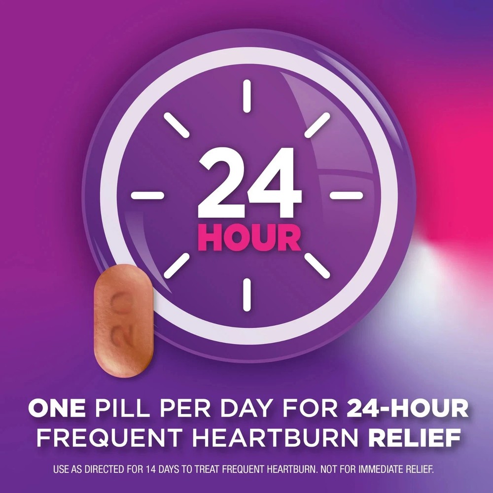 Equate Omeprazole 20mg Delayed Release Acid Reducer Tablets 42 Tablets