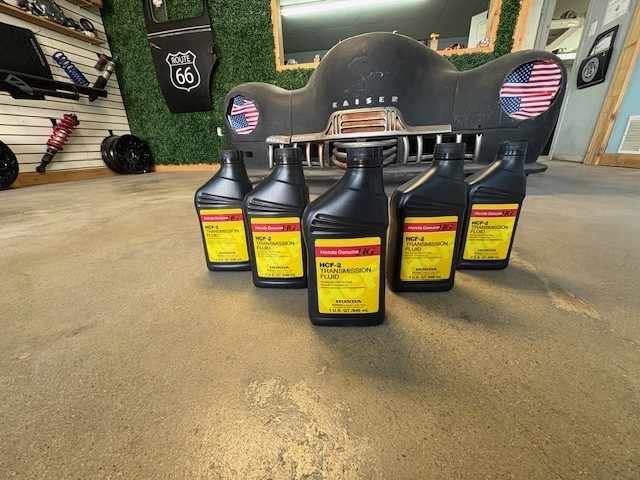 (5) Honda Genuine HCF-2 Transmission Fluid 08200-hcf2- same as dealer