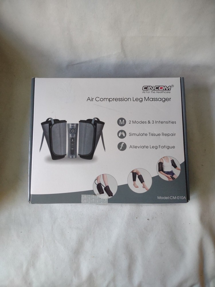 CINCOM Leg Massager for Circulation Air Compression Calf Wraps CM-010A