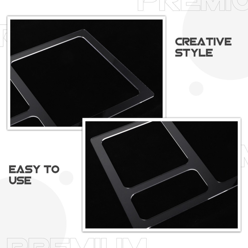 Acrylic Router Template Rectangle Templates for Woodworking Clear