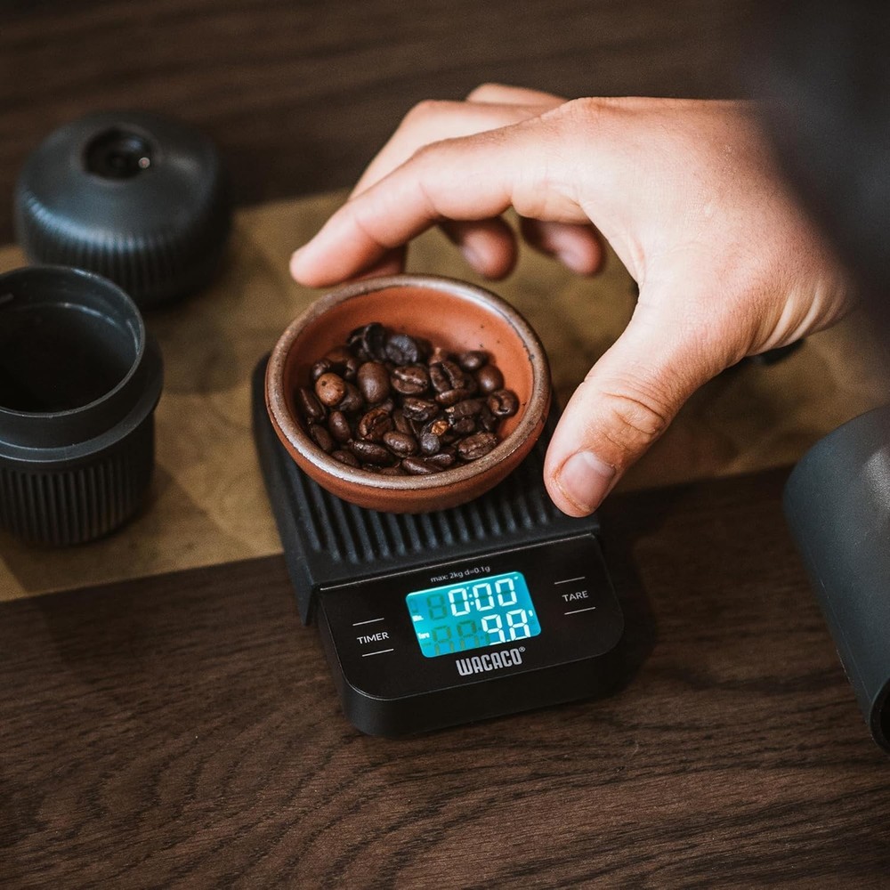 Exagram Coffee Scale with Timer, 0.1 g/0.0035 oz Precise Graduation