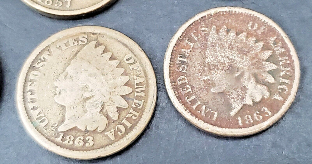 9 Mixed Flying Eagle & Indian Cent Collection
