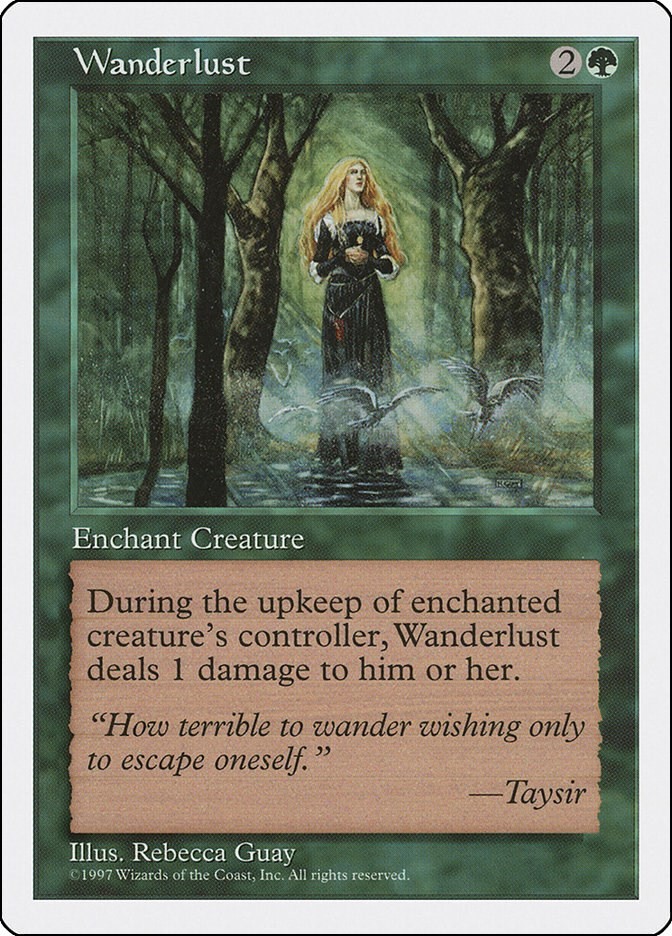 Wanderlust Fifth Edition N/A MTG MP